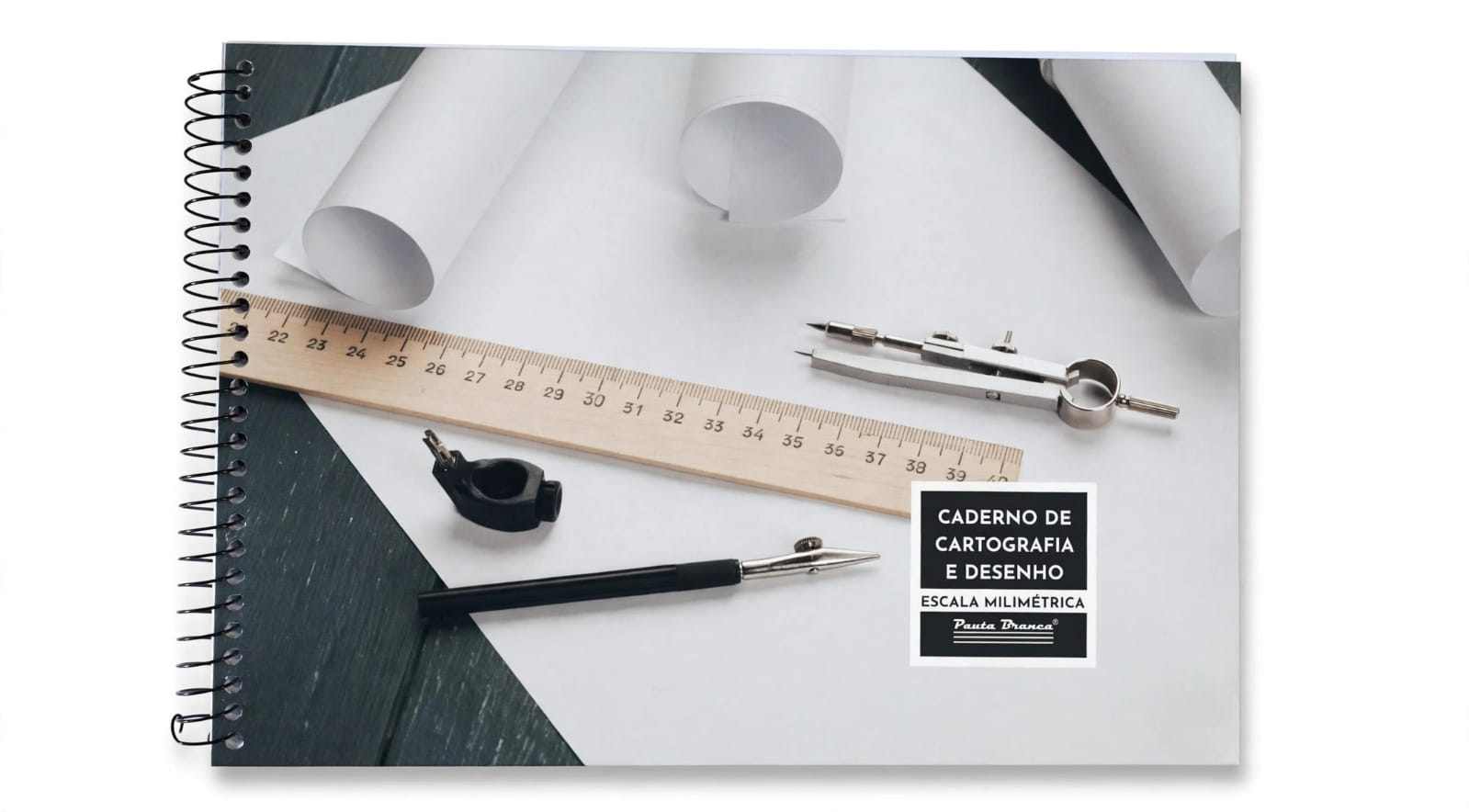 CADERNO CARTOGRAFIA MILIMETRADO C.D. 60FLS